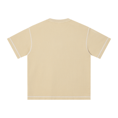 "Brooklyn Republic Essentials" Sunfade Waffle Boxy T-Shirt