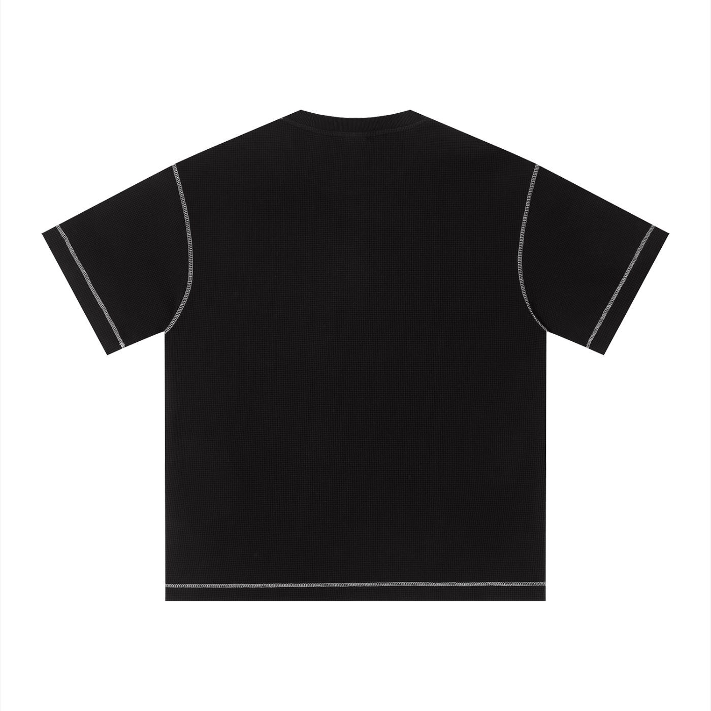 "Brooklyn Republic Essentials" Sunfade Waffle Boxy T-Shirt
