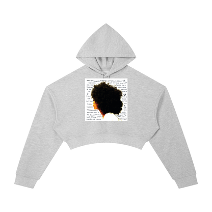 "Worldwide Underground" Essential Cropped Hoodie