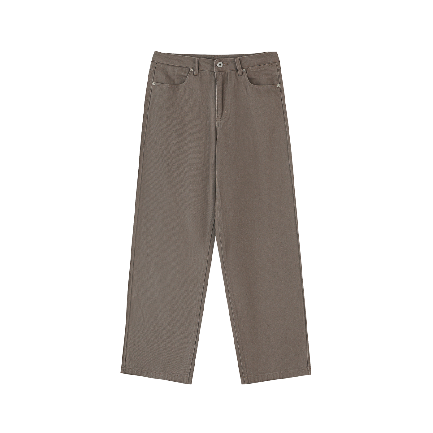 Men's Heavyweight Cotton Straight-Leg Khakis