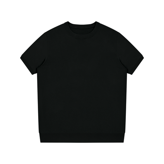 "Brooklyn Republic Essentials" Crewneck Knit T-Shirt