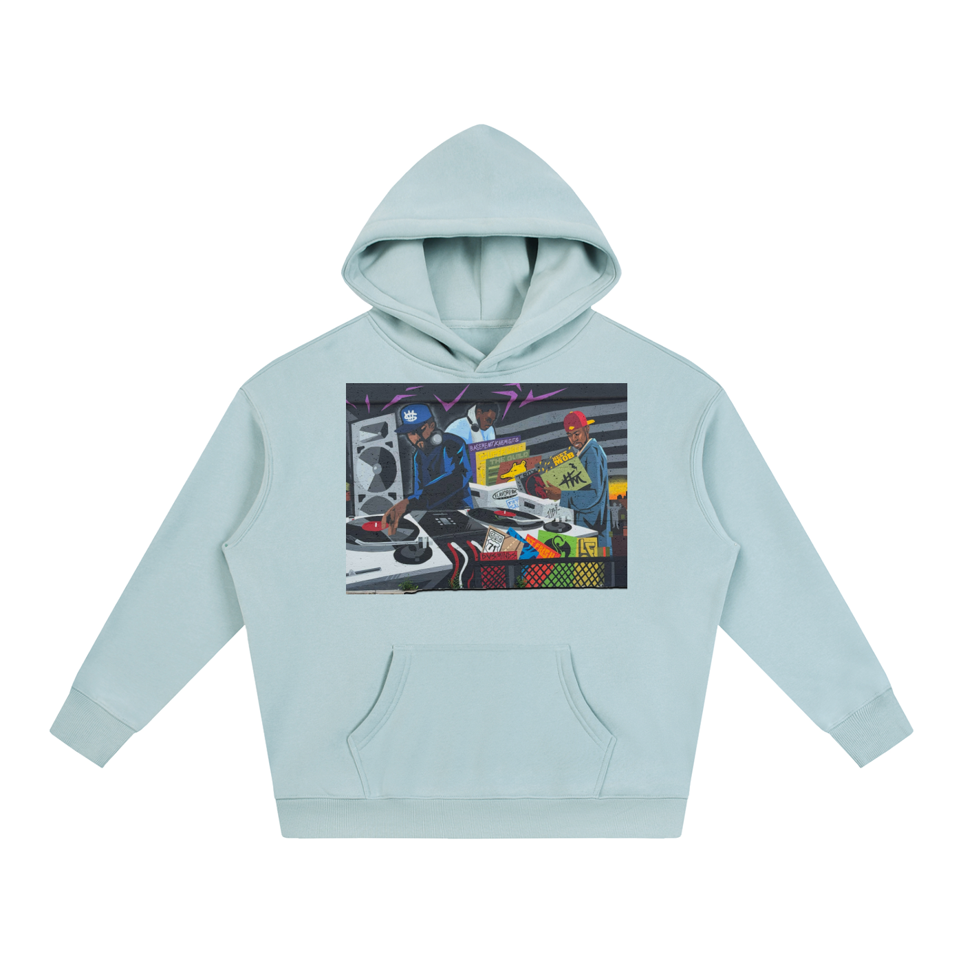 "CHUGHES 4 EVA" Oversize Fleeced Hoodie