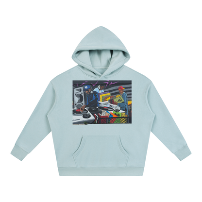 "CHUGHES 4 EVA" Oversize Fleeced Hoodie