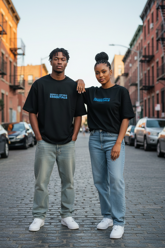 Brooklyn Republic Essential™ Embroidered Cotton T-Shirt