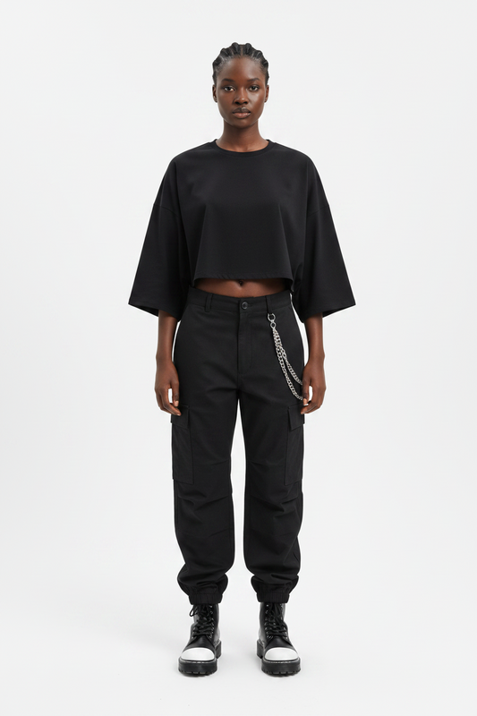 Brooklyn Republic Essentials™ Women's Boxy Batwing Sleeve T-Shirt