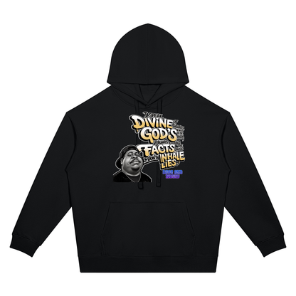 "Divine Theories" Oversized Drop Shoulder Hoodie