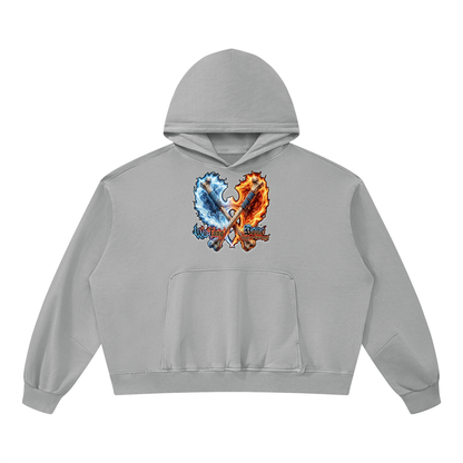 PYN™ "The Final Chamber"  Boxy Vintage Washed Hoodie