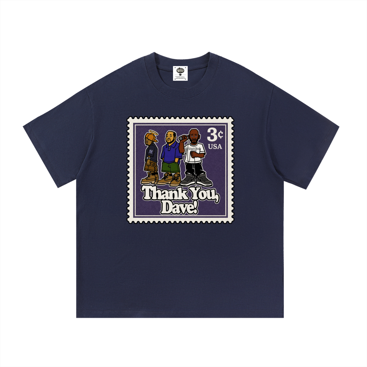 "Thank you, Dave" Postal Stamp Cotton T-Shirt