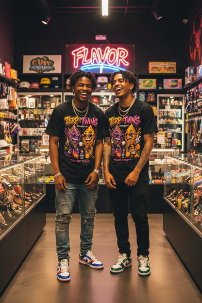 Sparksky & Dutch™ "Terp Twins" Cotton T-Shirt