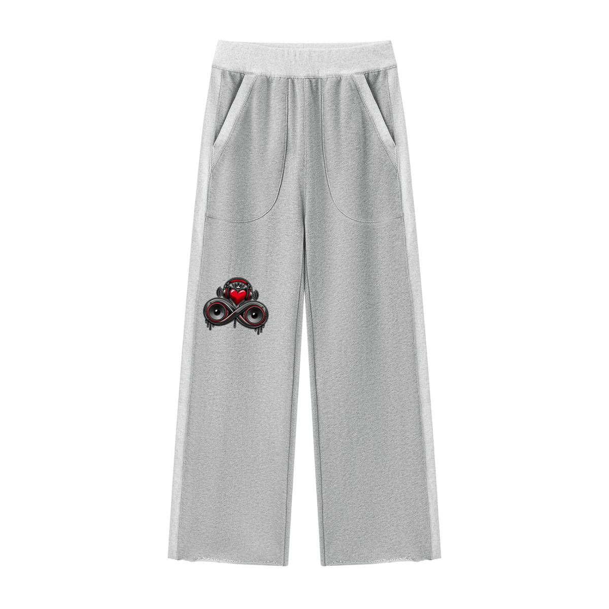 Infinity Sione "HeartBeatz" Women's Color Block Raw Hem Sweatsuit