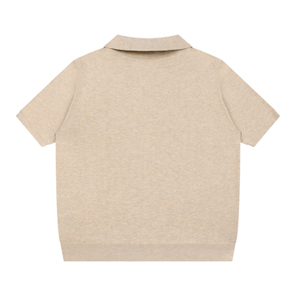 "Brooklyn Republic Essential" Heavyweight Oversized Polo Shirt