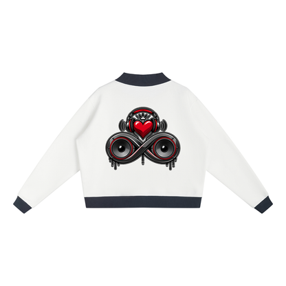 Infinity Sione™ "Heartbeatz" Mock Neck Crewneck Sweatshirt
