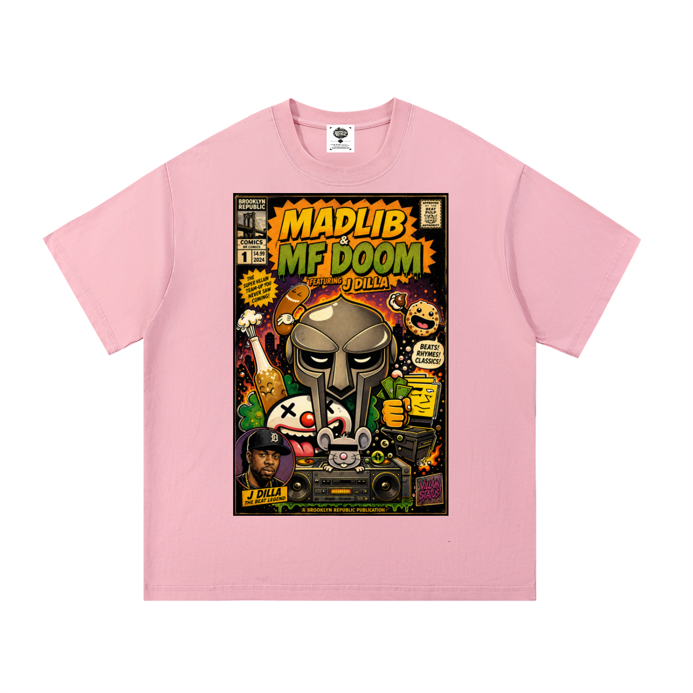 "The Adventures of MadLib and MF Doom" Cotton T-Shirt
