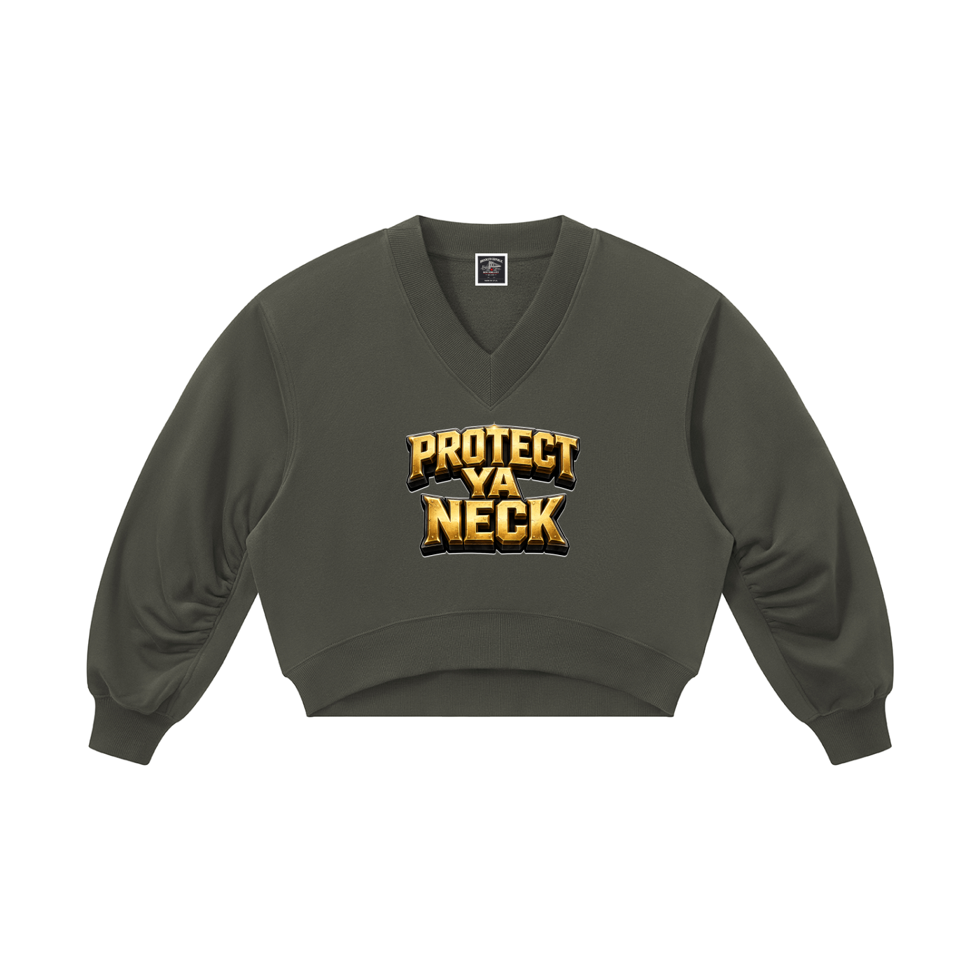 PYN™ Women’s Crop V-Neck Sweatshirt