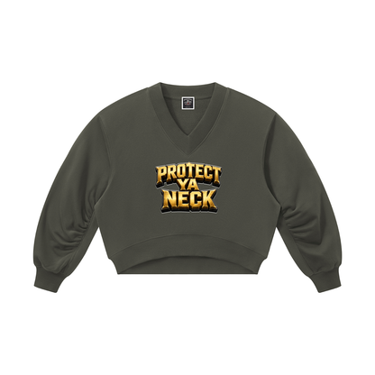 PYN™ Women’s Crop V-Neck Sweatshirt