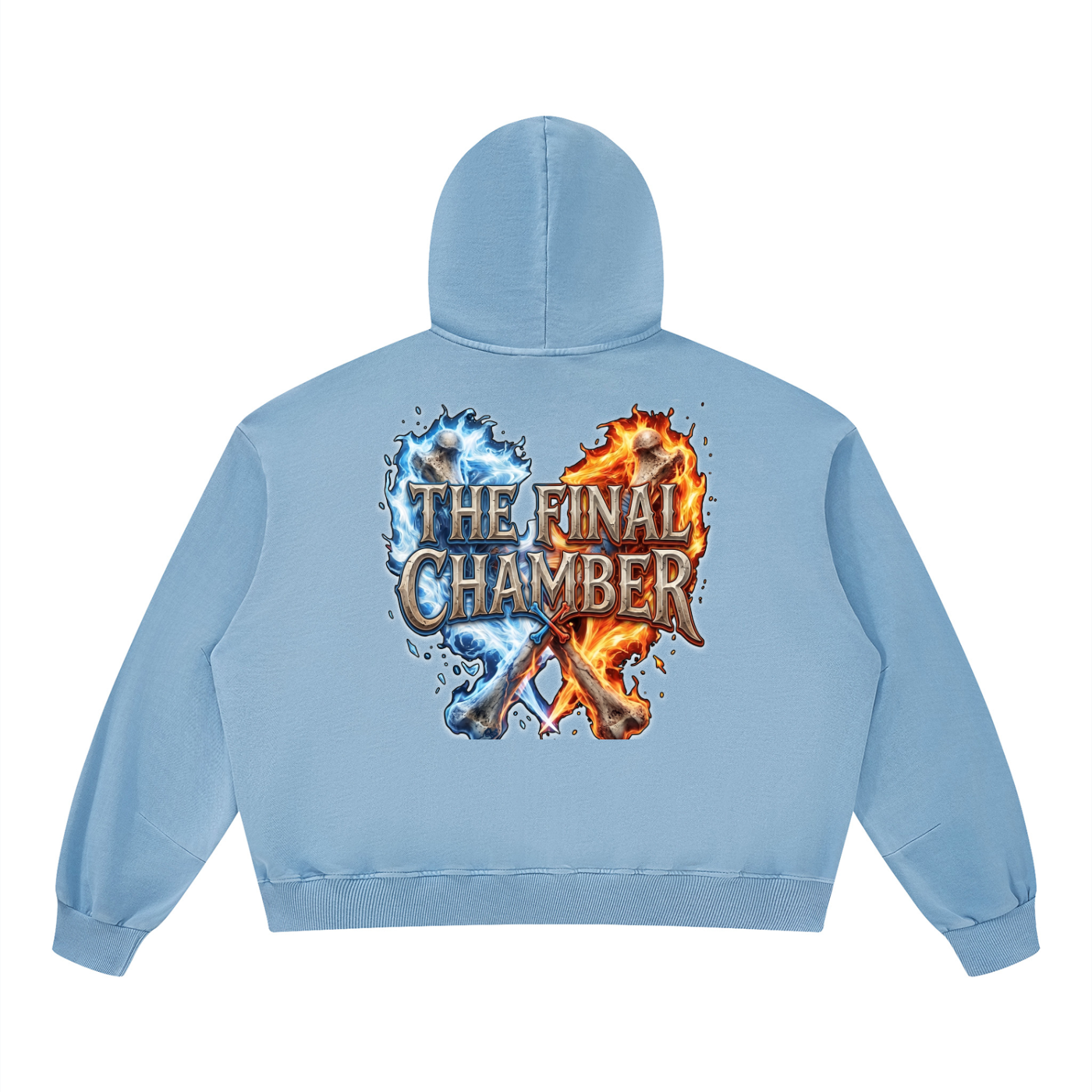 PYN™ "The Final Chamber"  Boxy Vintage Washed Hoodie