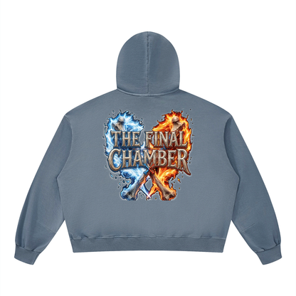 PYN™ "The Final Chamber"  Boxy Vintage Washed Hoodie