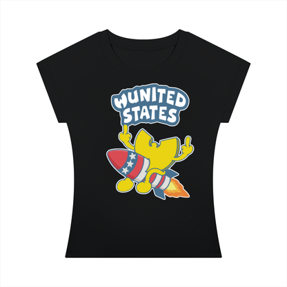 PYN™ "WUSA" Women’s Slim Raglan T-Shirt