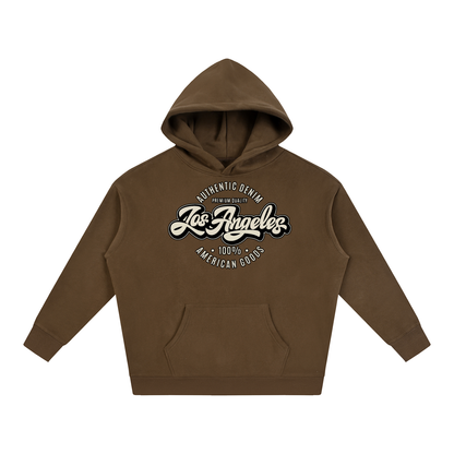 “LA Denim Mfg.” Oversize Fleeced Hoodie