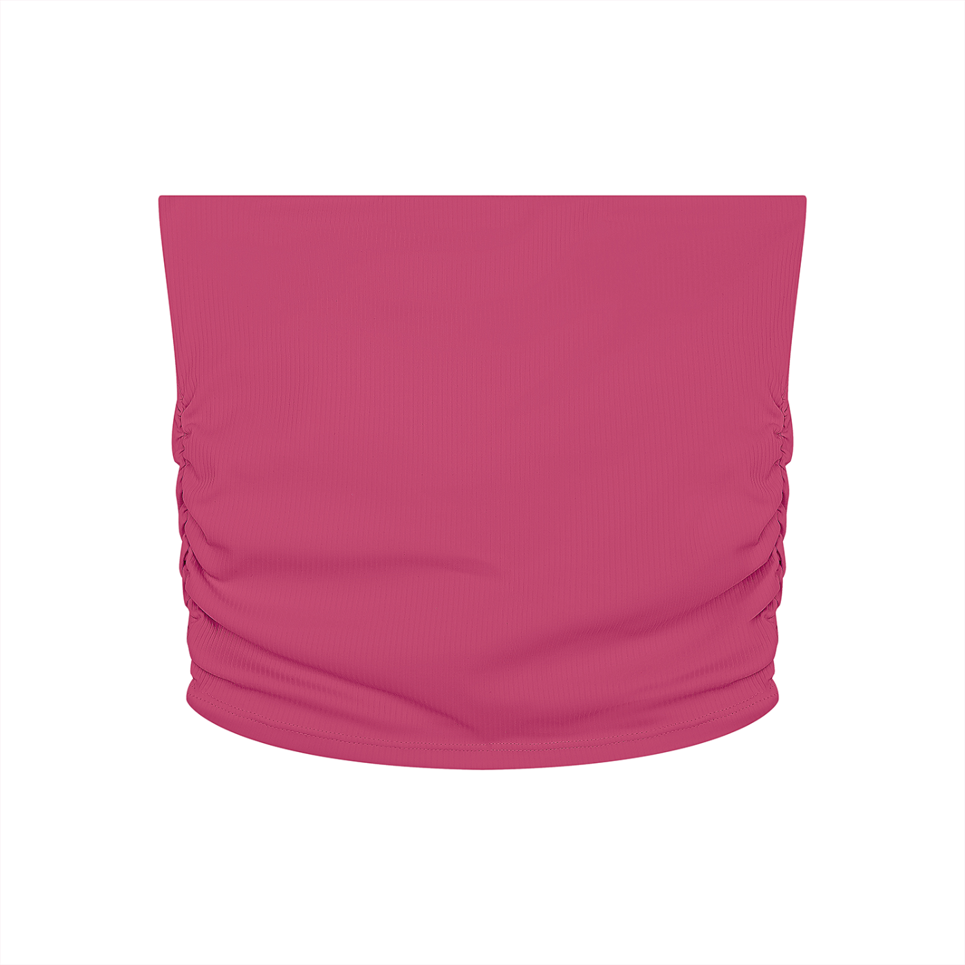 "Brooklyn Republic Essentials" Women’s Ruched Cropped Yoga Tube Top