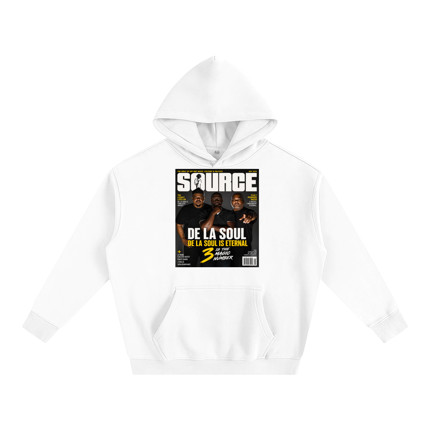 "No. 3" Oversize Fleeced Hoodie