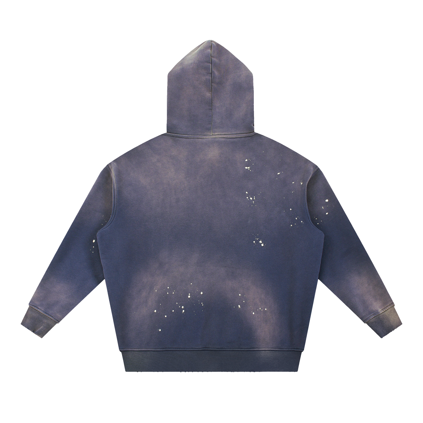 PYN™ x BKRP™ "Cut & Sew" Vintage Washed Frayed Fleece Hoodie