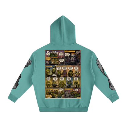 "Sparksky & Dutch" Oversize Fleeced Hoodie