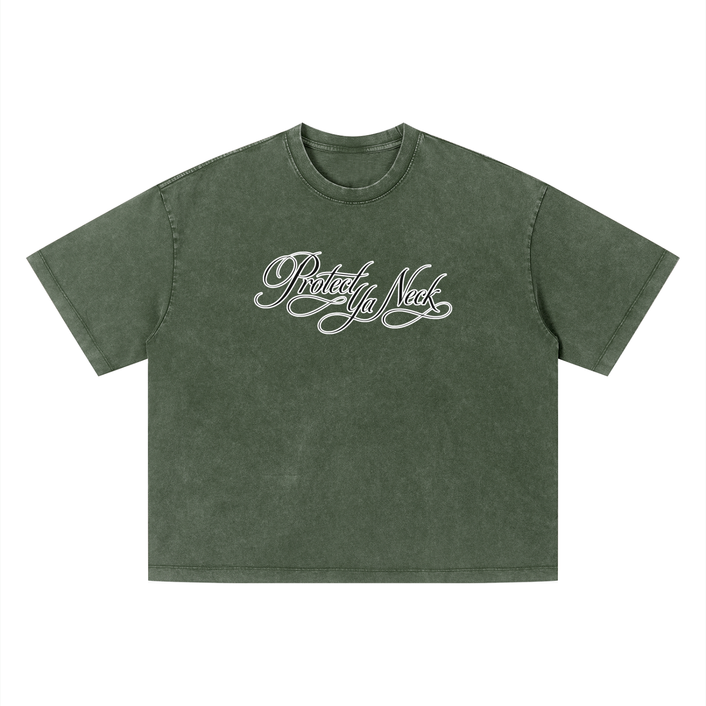 PYN™ x BKRP™  "PYN Official" Vintage Wash Boxy T-Shirt