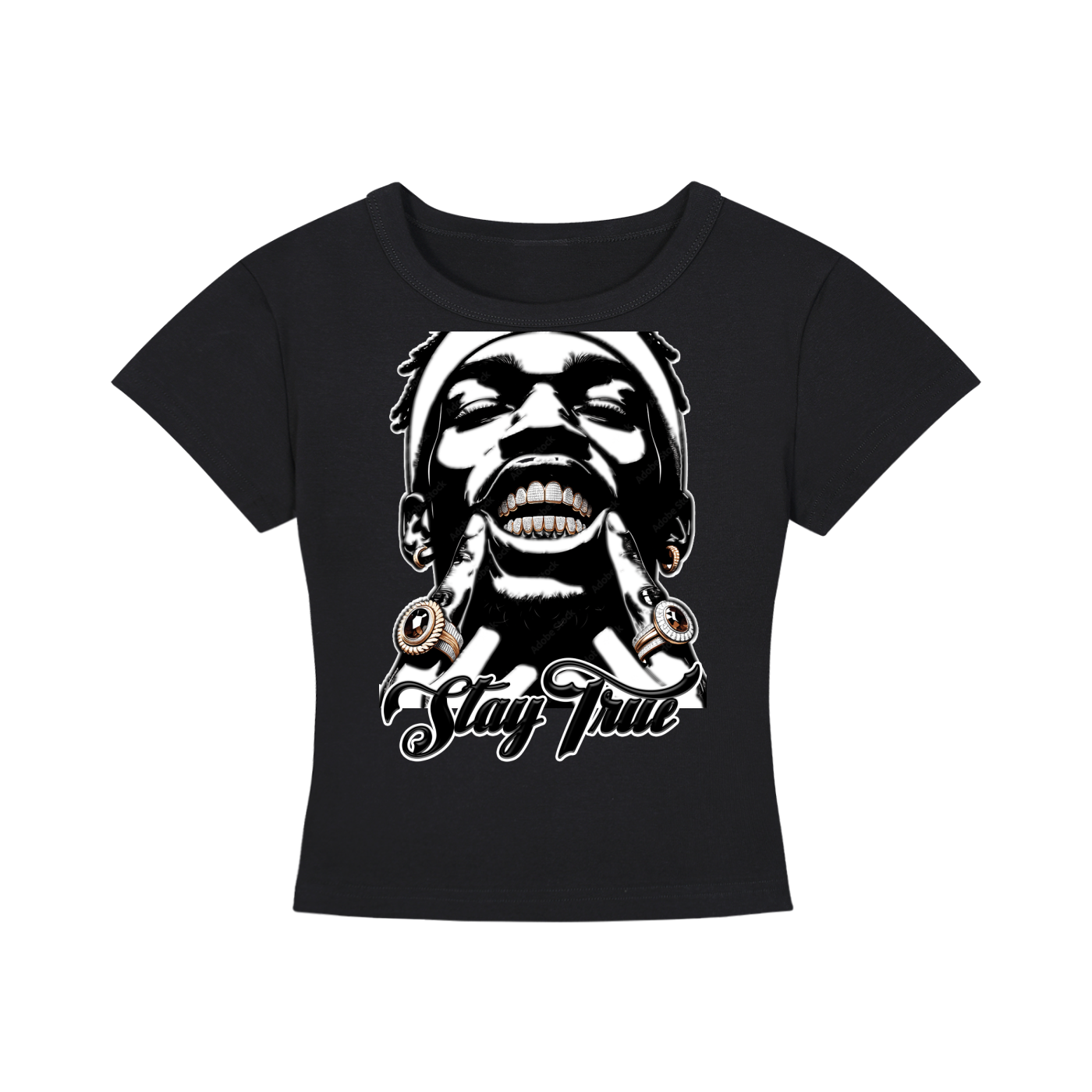 "Ghetto Heaven" Women's Cropped T-Shirt