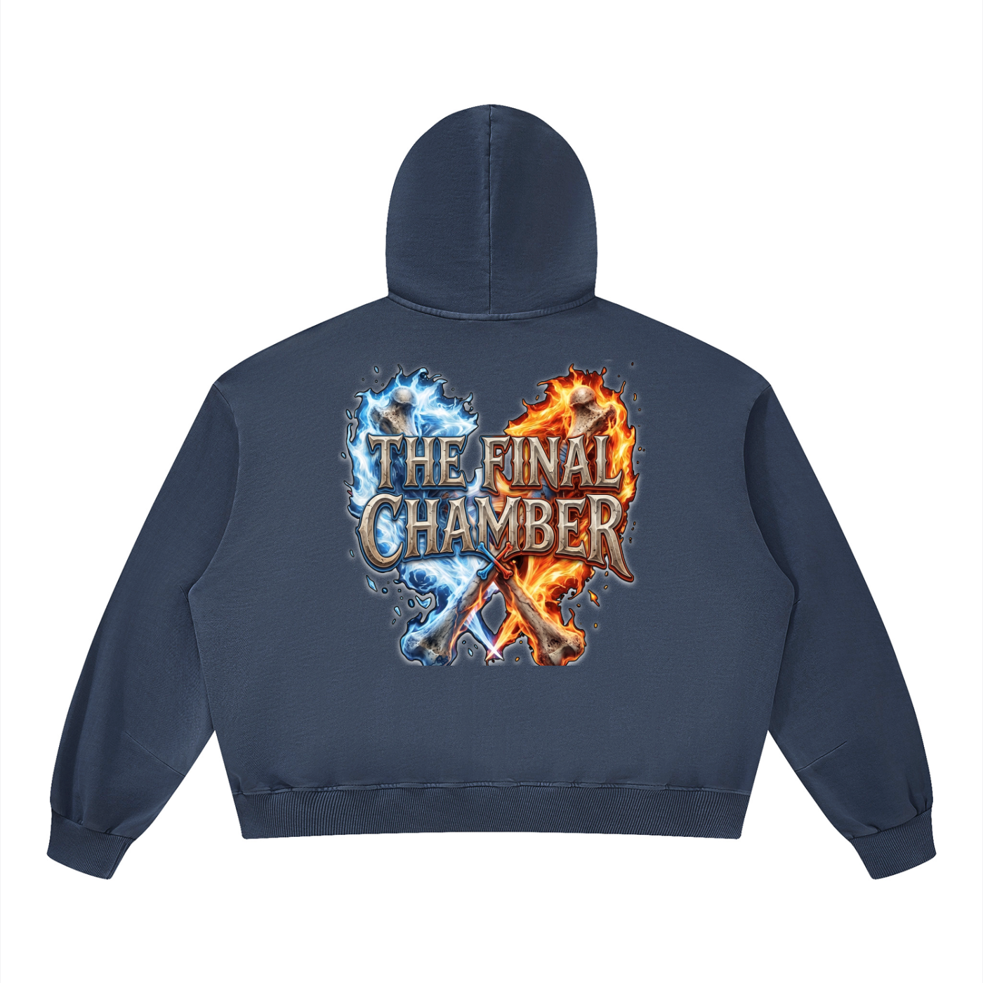 PYN™ "The Final Chamber"  Boxy Vintage Washed Hoodie