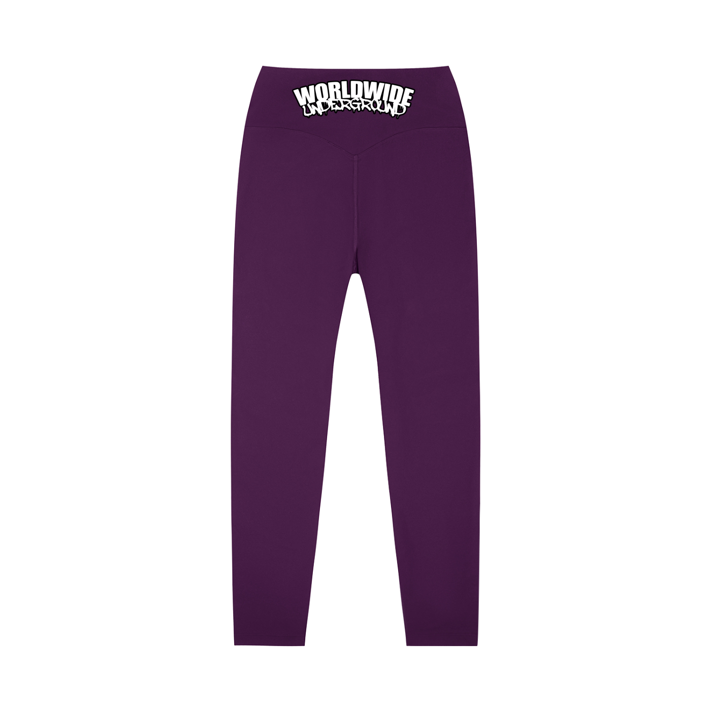"Worldwide Underground" High-Waisted Yoga Leggings
