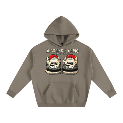 "FOREVER YOUNG" Oversize Fleeced Hoodie