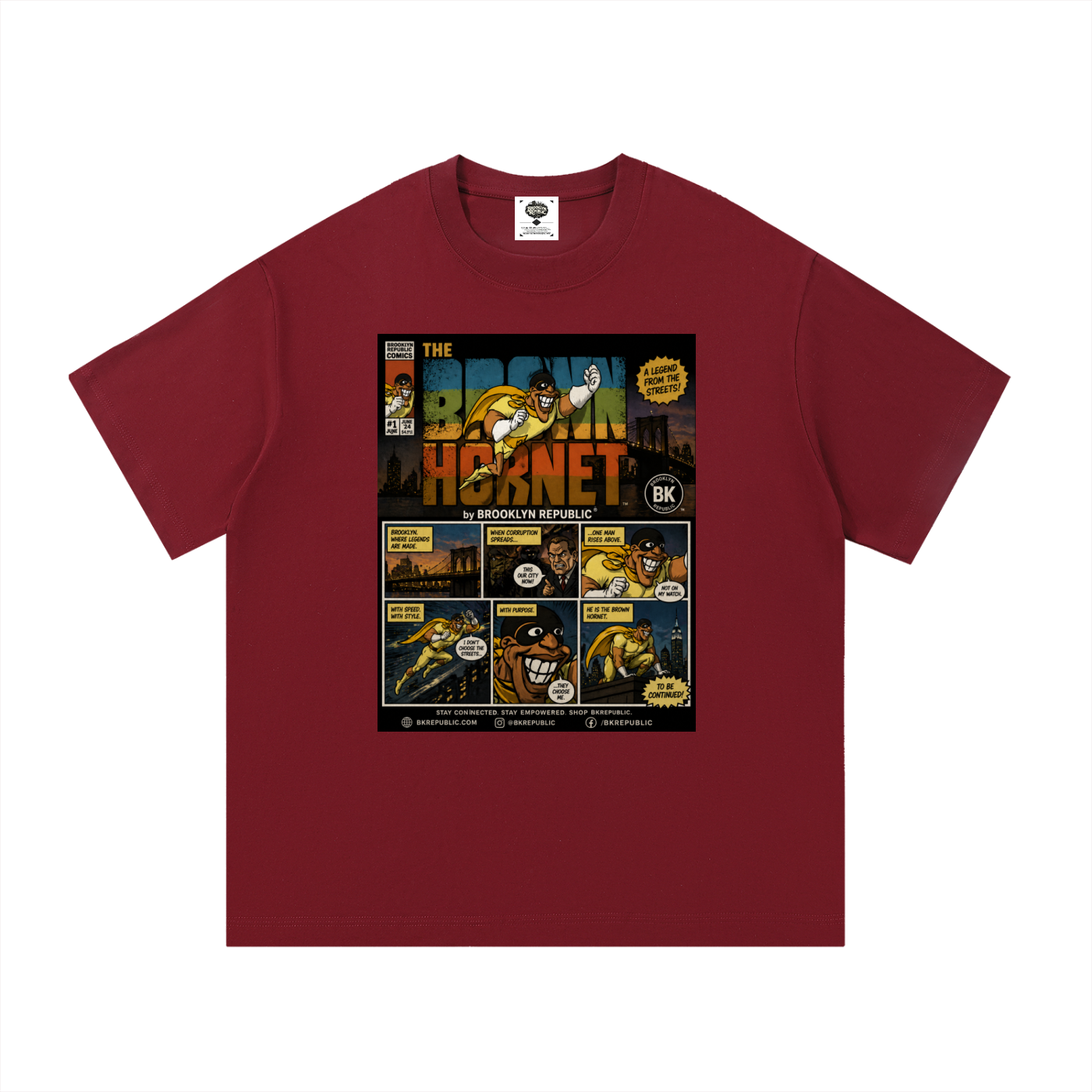 "The Brown Hornet" Cotton T-Shirt