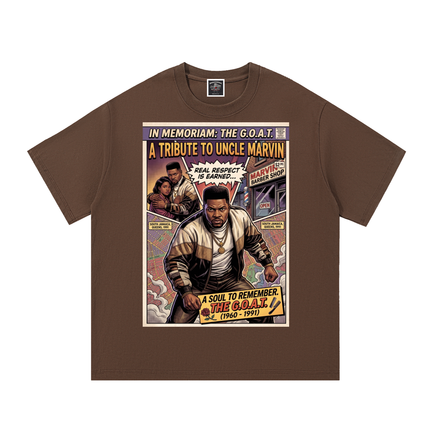 "R.I.P. Uncle Marvin" Cotton T-Shirt