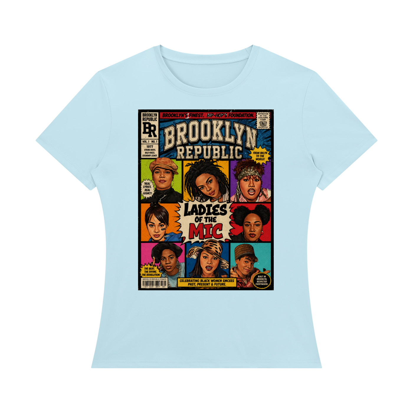 "Ladies First Comic Vol.1" Women's Regular Fit T-Shirt
