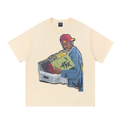 "CHUGHES 4 EVA" Cotton T-Shirt