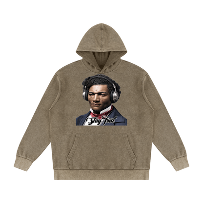 "Freddie's Dead" Mineral Wash Oversized Hoodie