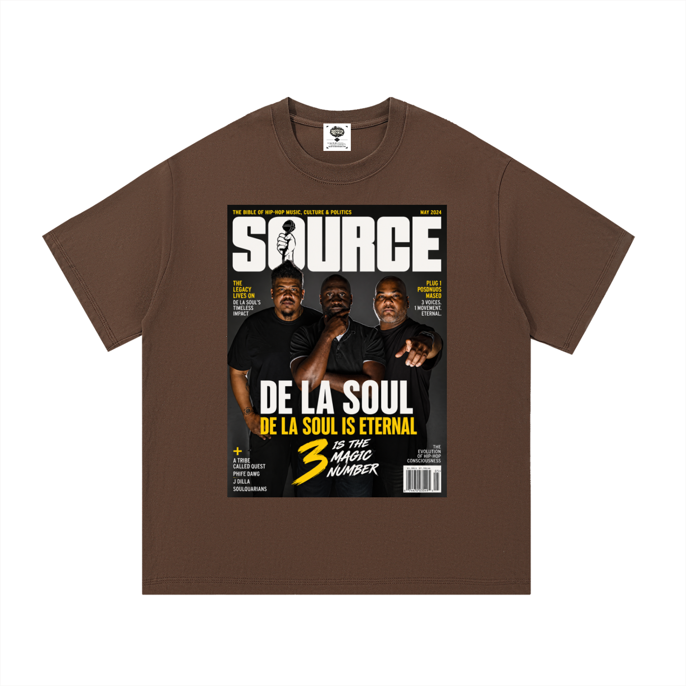 “No. 3” Cotton T-Shirt