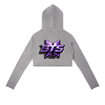 BTS™ x BKNY™ "Our Year" Vintage Washed Raw Edge Hoodie