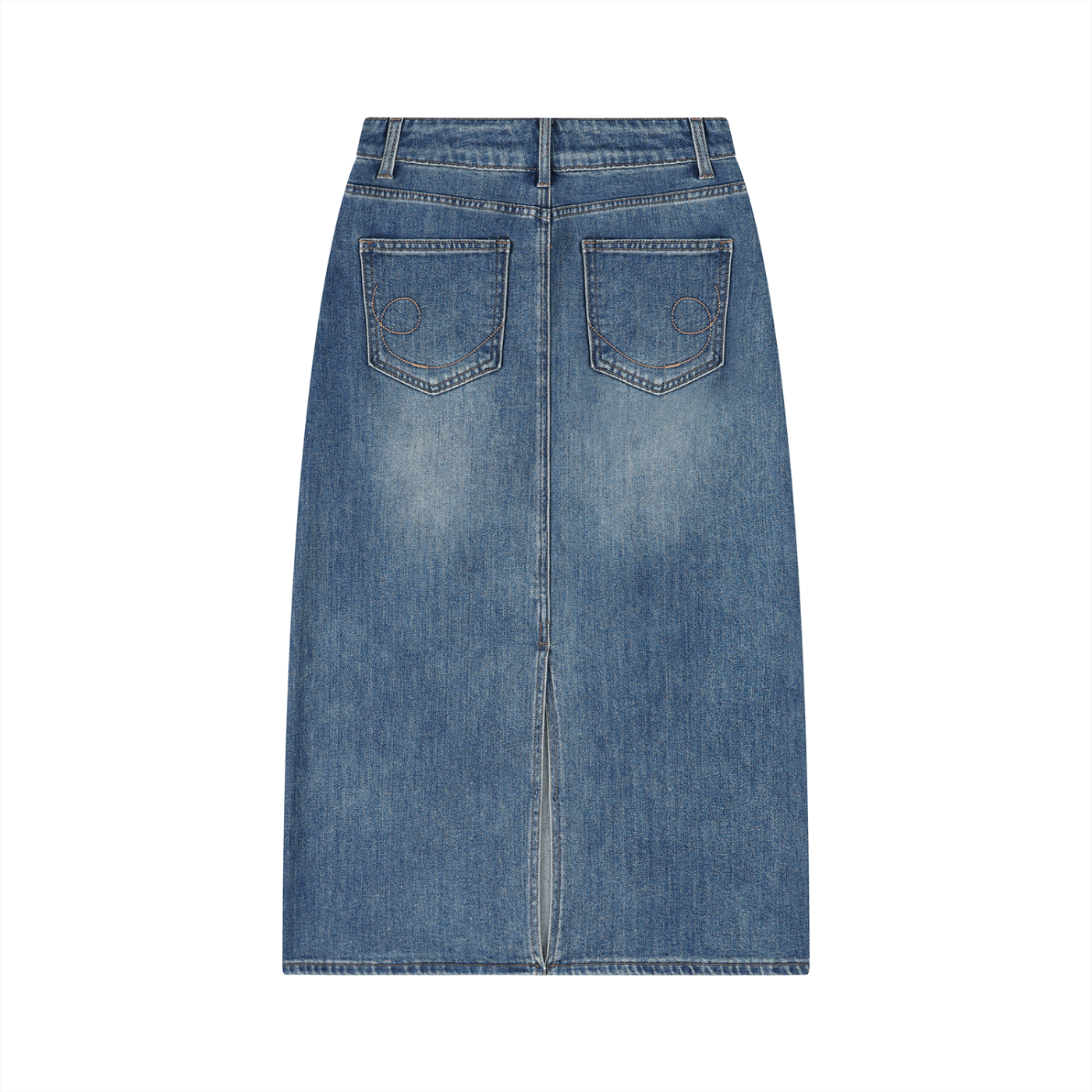 "Brooklyn Republic Essentials" Women’s Vintage Wash Denim Skirt