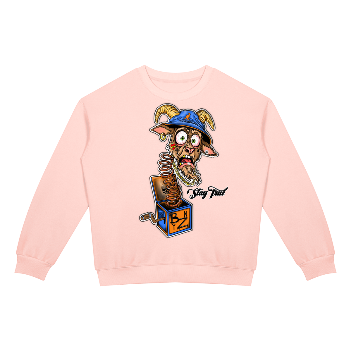 Brooklyn Zoo™ "Jumpin Jackass" Drop Shoulder Crewneck Sweatsuit