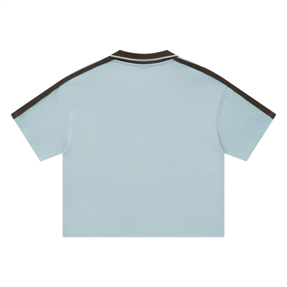 "Golden Standard" Color Block Polo Shirt