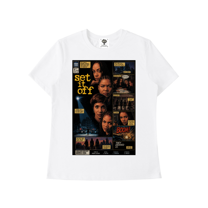 "Set It Off" Women's Standard Shoulder T-Shirt