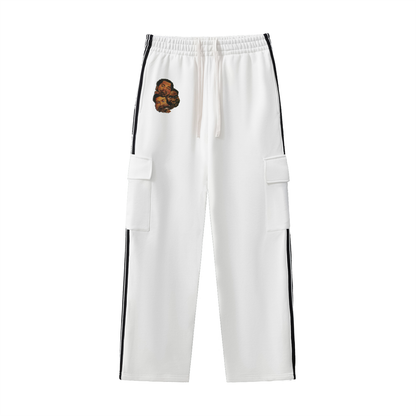 "Buhloone Mindstate" Side Stripe Straight-Leg Pants