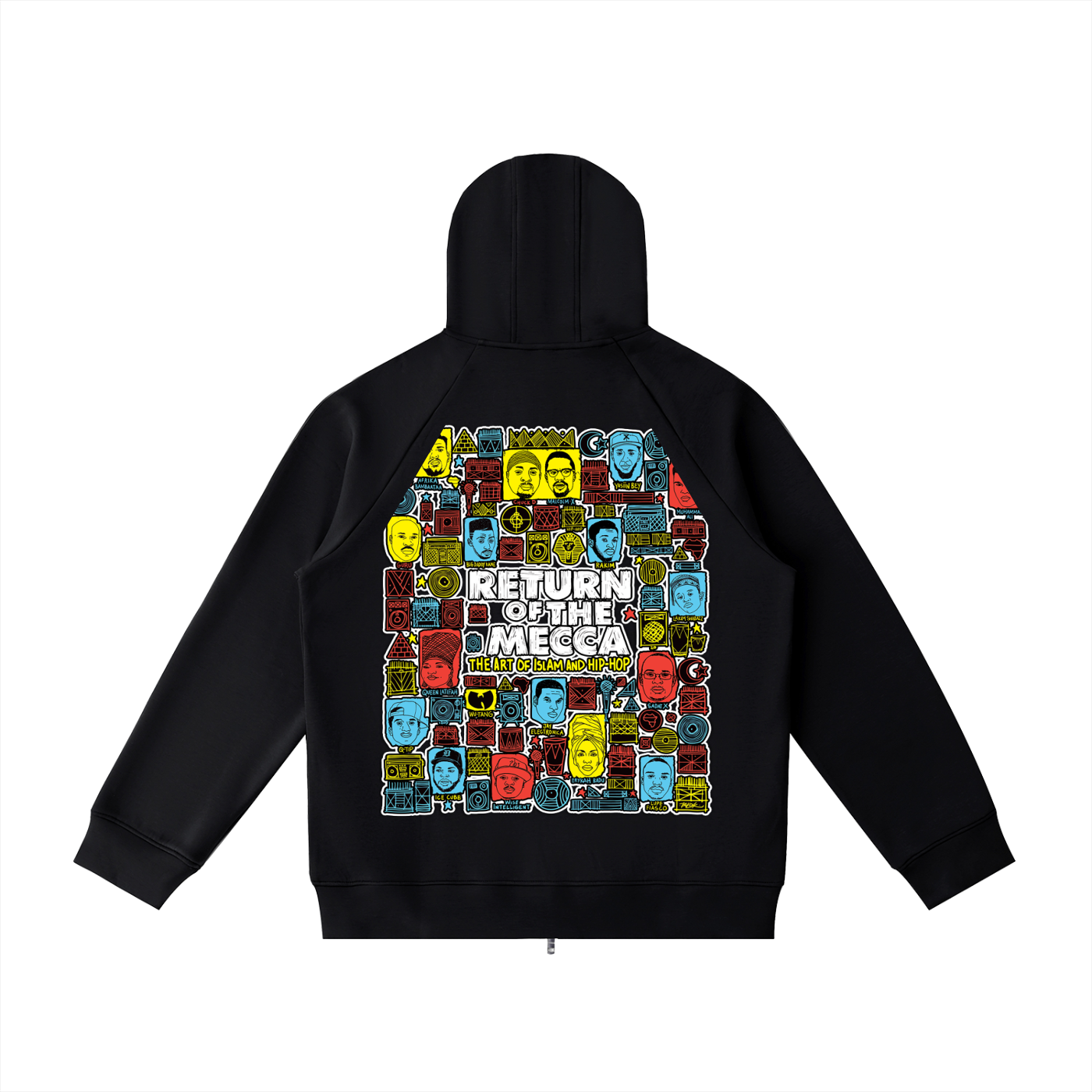 "Return to Mecca" Heavyweight Raglan Zip Hoodie