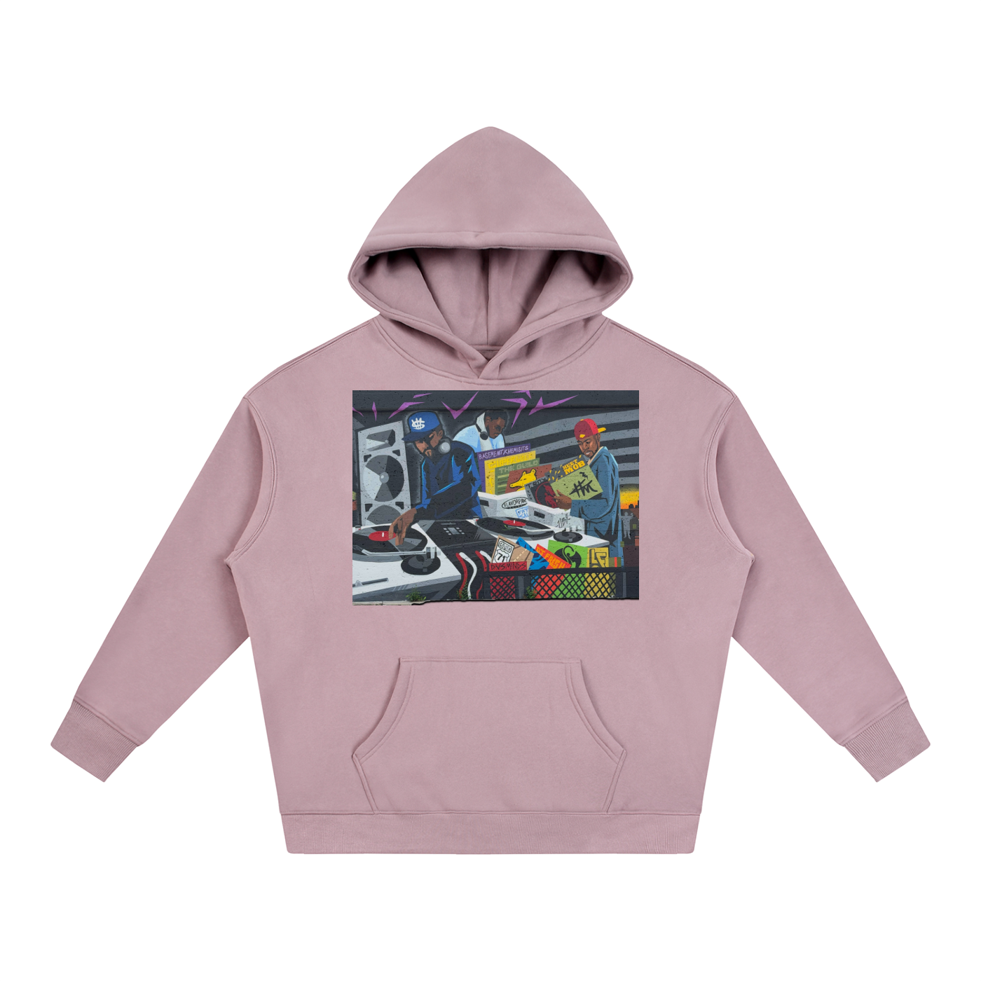 "CHUGHES 4 EVA" Oversize Fleeced Hoodie