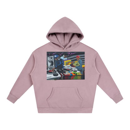 "CHUGHES 4 EVA" Oversize Fleeced Hoodie