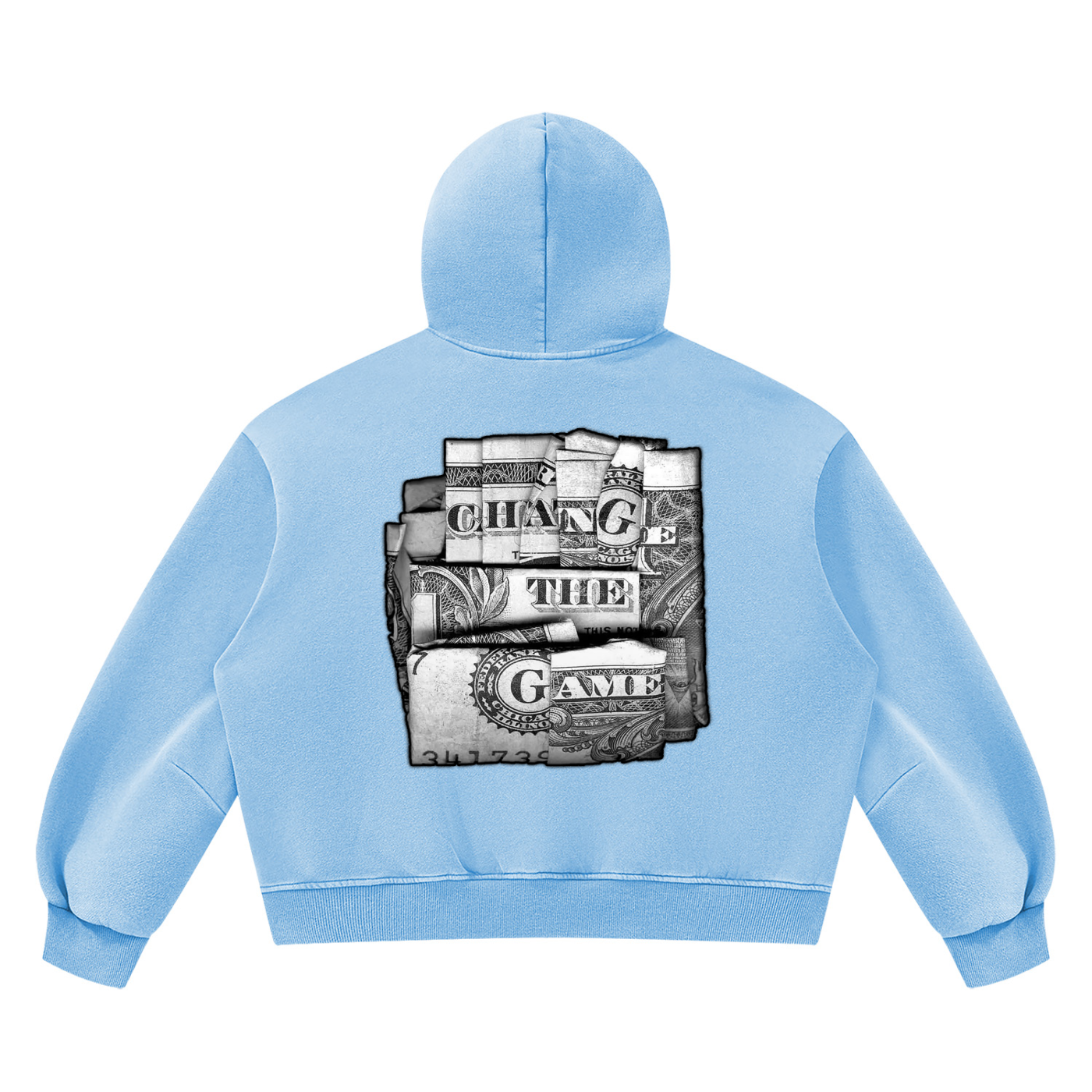 "Double Entendre" Vintage Wash Boxy Fleece Hoodie