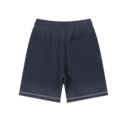 "Brooklyn Republic Essentials" Sunfade Waffle Raw Hem Shorts