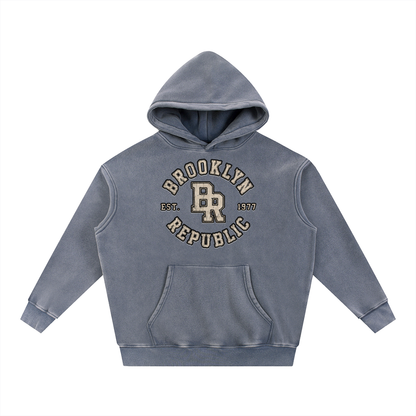 Brooklyn Republic Essentials™ Snow Wash Fleece Oversize Hoodie
